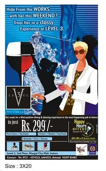 Hide From the Works With her this weekend ! Treat her to a classy experience at level -3  