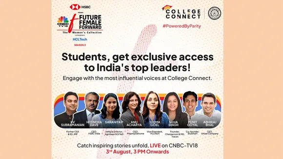 CNBC-TV18's Future. Female. Forward. launches College Connect Series to guide future leaders