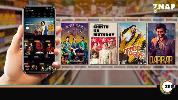 ZEE5 Global announces partnership with Cashback App ZNAP