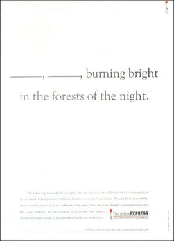 -------, -------, burning bright in the forests of the night.