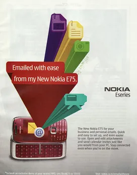 Emailed with ease from my New Nokia E75