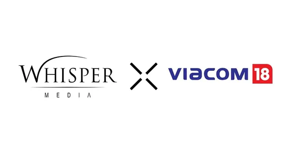 Whisper Media India partners with Viacom18 to offer In-Content Advertising (ICA)
