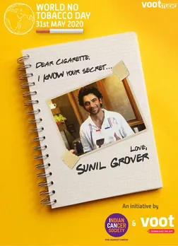VOOT Studio collaborates with Indian Cancer Society for a behavioral change campaign on World No Tobacco Day