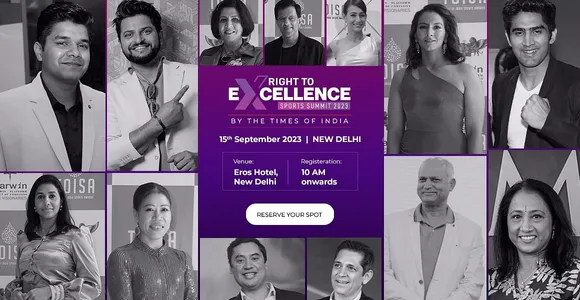 The Times of India unveils 'Right to Excellence' series, kicking off with Sports Summit 2023