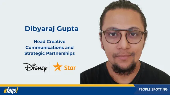 Disney Star India appoints Dibyaraj Gupta as Head Creative Communications and Strategic Partnerships