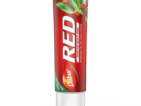 Dabur Red Paste brushes away its outer paper carton