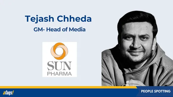 Tejash Chheda joins Sun Pharma as GM- head of media