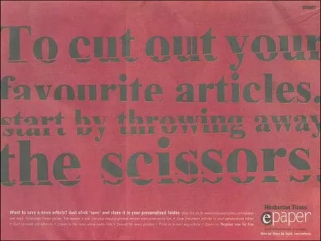 To cut out your favourite articles, start by throwing away the scissors.
