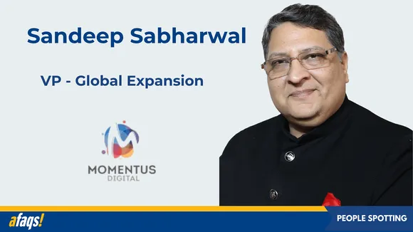 Sandeep Sabharwal joins Momentus Digital as vice president of global expansion