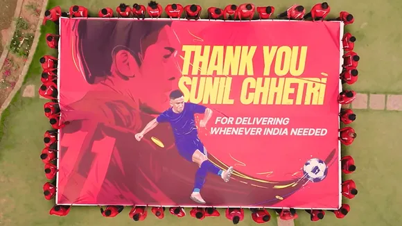 Zomato delivers a tribute to Sunil Chhetri