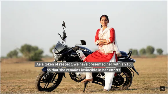 Bajaj rides on long format storytelling to promote V15