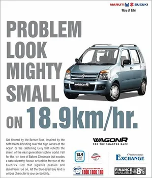 on 18.9km/hr.