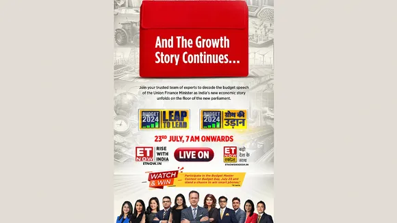 ET NOW and ET NOW Swadesh announce Union Budget special programming