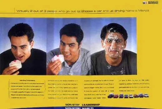 Virtually 2 out of 3 people who go out to choose a car end up driving home a Maruti.