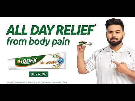 Iodex launches 'UltraGel+' with Rishabh Pant as brand ambassador