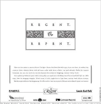 Regent. Or Repent.