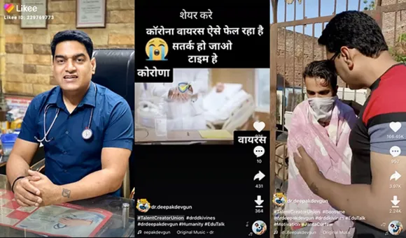 Haryana’s Dr. Deepak Devgun raises Covid-19 awareness through Likee