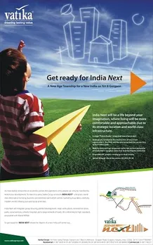 Launch ad - Vatika India Next 