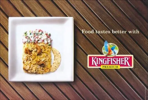 Food tastes better with Kingfisher Premium.