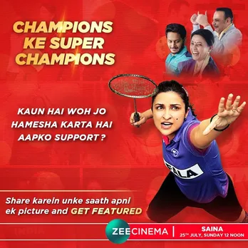 Zee Cinema’s campaign #ChampionsKeSuperChampions celebrates the people behind champions