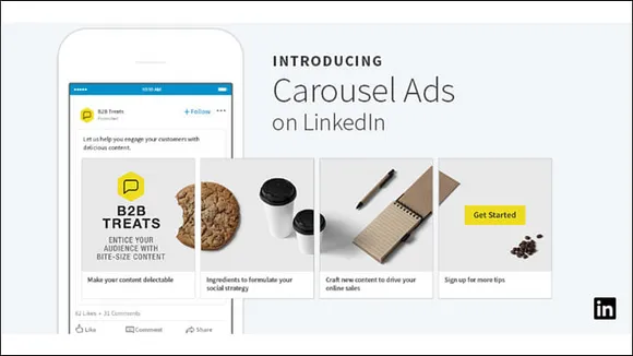 LinkedIn launches ad unit - Carousel Ads