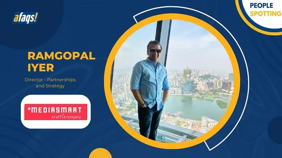 Ramgopal Iyer from MX Player joins Mediasmart as Director - Partnerships and Strategy