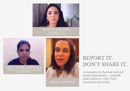 ‘Report it, don’t share it!’ is Neha Dhupia’s message in Facebook’s new initiative