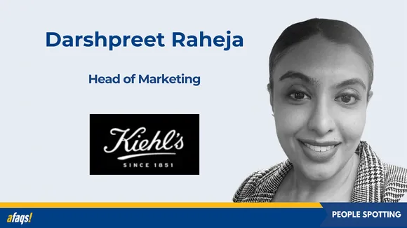 Darshpreet Raheja joins Kiehl's Since 1851 as marketing head