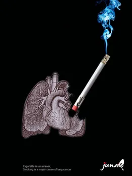 Cigarette is an eraser