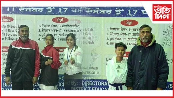 ৰাষ্ট্ৰীয় স্কুল ক্ৰীড়াৰ কাৰাটেত সুনয়না আৰু সঞ্জিনীৰ ব্ৰঞ্জৰ পদক অৰ্জন