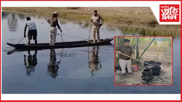 নাৱেৰে গৈ টিঙে টিঙে চুলাই বিনষ্ট কৰিলে ঢকুৱাখনা আবকাৰী বিভাগে