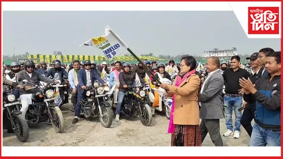 BTR শান্তি চুক্তিৰ ৫ বছৰ সম্পূৰ্ণঃ মটৰ চাইকেল ৰেলী বাহিৰ...