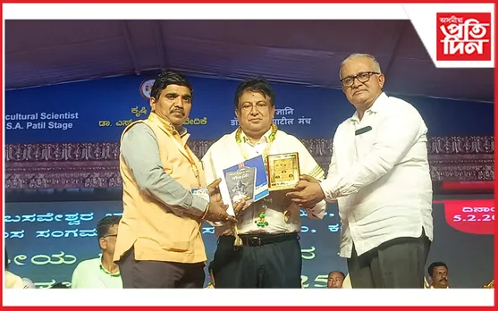 গোলাঘাটৰ জ্যেষ্ঠ সাংবাদিক - বিশিষ্ট পৰিৱেশকৰ্মী অপূৰ্ব বল্লভ গোস্বামীলৈ সন্মান