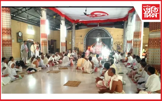 শ্ৰীশ্ৰী বাসুদেৱ থান নৰোৱা সত্ৰত বাৰ্ষিক পালনামৰ প্ৰস্তুতি