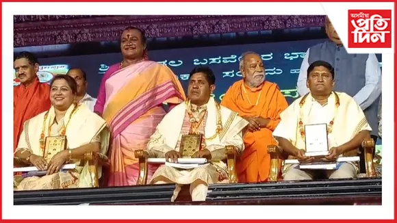 কৰ্ণাটকত তিতাবৰৰ সাঁচি খেতিয়ক বিকাশ বৰাক ভাৰত গৌৰৱ বঁটা প্ৰদান...