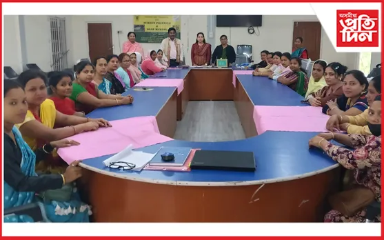 বটদ্ৰৱা উন্নয়ন খণ্ডৰ সহযোগত প্ৰাকৃতিক চাবোন প্ৰস্তুত আৰু স্ক্ৰিন প্ৰিণ্টিঙৰ প্ৰশিক্ষণ কাৰ্য্যসূচী