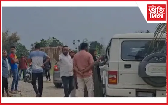 গুদামঘাট মিৰিত টাৱাৰ লাইন নিৰ্মাণৰ বিনিময়ত ক্ষতিপূৰণ নোপোৱাক লৈ উত্তপ্ত পৰিস্থিতি