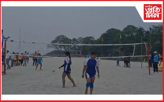 ধুবুৰীত আন্তঃজিলা বীচ্ছ  ভলীবল প্ৰতিযোগিতা