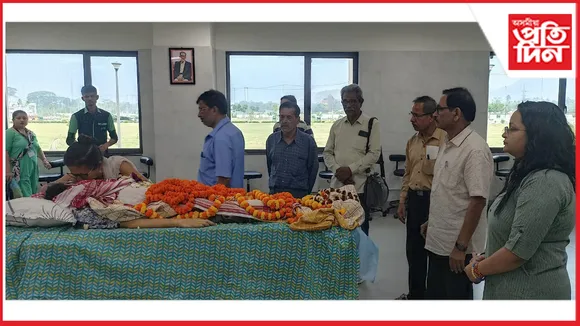 প্ৰয়াত সাংস্কৃতিক কৰ্মী মন্ময় মহন্তৰ মৰণোত্তৰ দেহদান প্ৰক্ৰিয়া সম্পূৰ্ণ