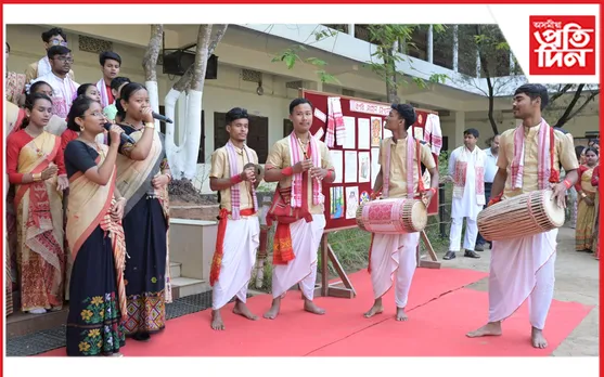মডাৰ্ণ ইংলিছ স্কুলত প্ৰাক্ ৰঙালী বিহু উদযাপন