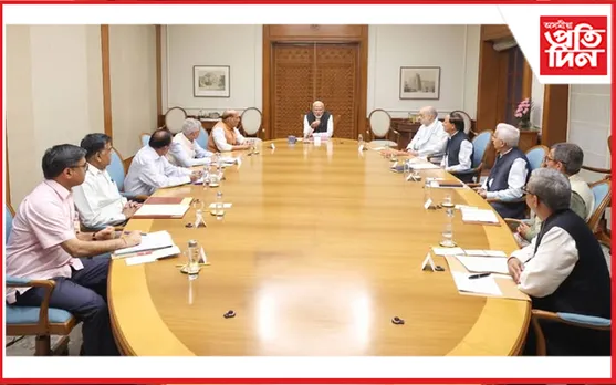 প্ৰধানমন্ত্ৰীৰ অধ্যক্ষতাত কেবিনেট সুৰক্ষা সমিতিৰ জৰুৰী বৈঠক