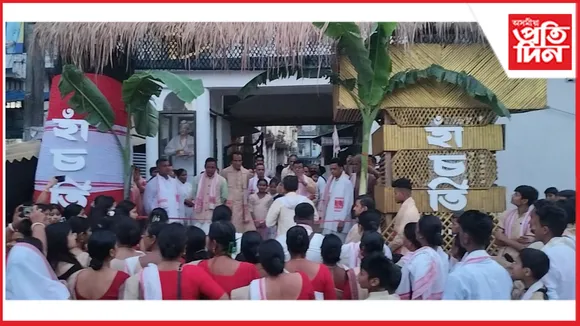 ঢকুৱাখনাত হাঁচটি ৰঙালী বিহুত সদৌ অসম ভিত্তিত বিহুৱতী প্ৰতিযোগিতা…
