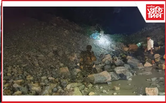 ৬ নম্বৰ ৰাষ্ট্ৰীয় ঘাইপথত যাতায়ত সম্পূৰ্ণ বন্ধ 