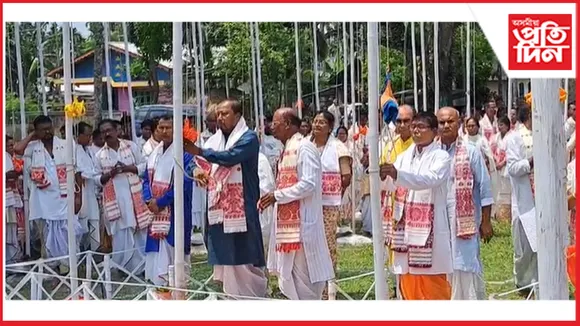 জামুগুৰিহাটত নদুৱাৰ নাথ যোগী সন্মিলনীৰ শতবৰ্ষ অনুষ্ঠানৰ শুভাৰাম্ভ...