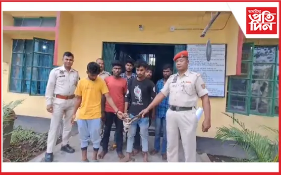 আৰক্ষীৰ জালত ৬টাকৈ গভাইত চোৰ