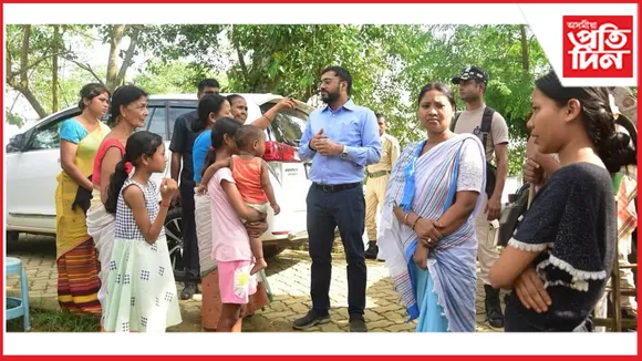 নগাঁও জিলাৰ বান পৰিস্থিতিক লৈ তৎপৰ জিলা প্ৰশাসন...