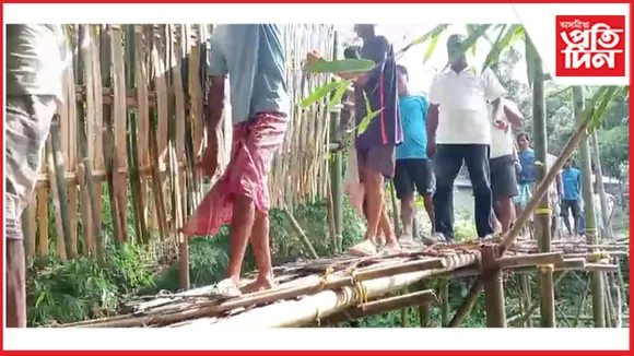 বাক্সাত যুৱ নেতা ৰমেন মদাহিৰ বদন্যতাঃ দলং নিৰ্মাণৰ বাবে বহন কৰিলে সমষ্ট খৰচ 