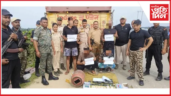 দুই পৃথক অভিযানত কাছাৰত প্ৰায় ৪৫ কোটি মূল্যৰ নিচা জাতীয় দ্ৰব্য জব্দঃ ৪ জনক আটক