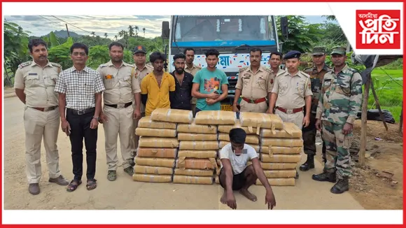 ৩১০ কেজি গাঞ্জাসহ এজনক গ্ৰেপ্তাৰ...