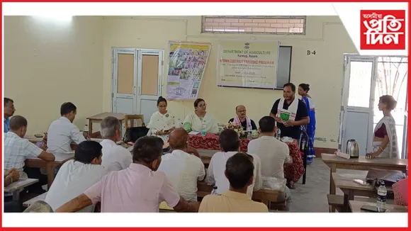 'আত্মা'ৰ উদ্যোগত, কামৰূপ জিলা কৃষি বিভাগৰ সহযোগত আবতৰীয়া কৃষি পদ্ধতিৰ প্ৰশিক্ষণ সম্পন্ন
